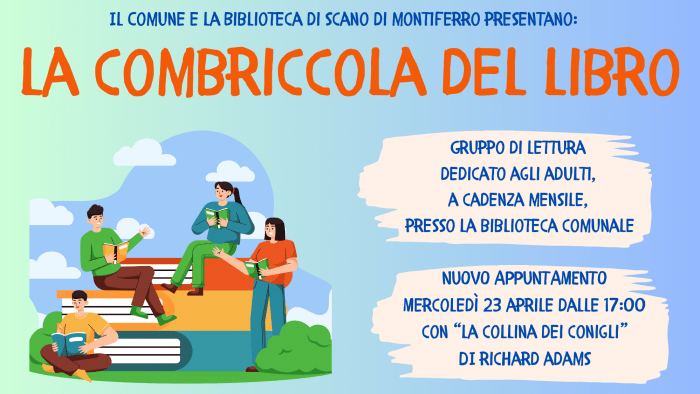 La combriccola del libro aprile 2025 Scano