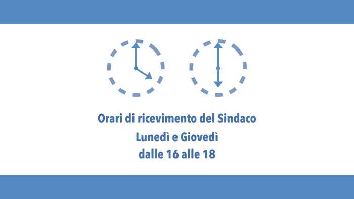 orari sindaco