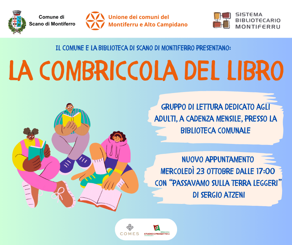 La combriccola del libro ottobre Scano