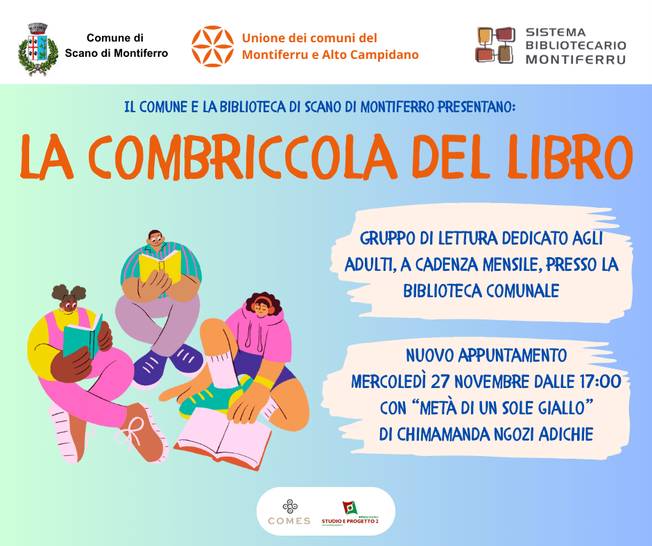 La combriccola del libro novembre Scano