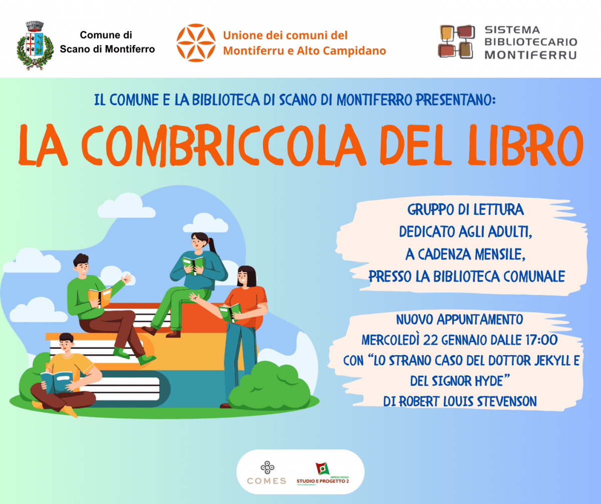 La combriccola del libro gennaio 2025 Scano