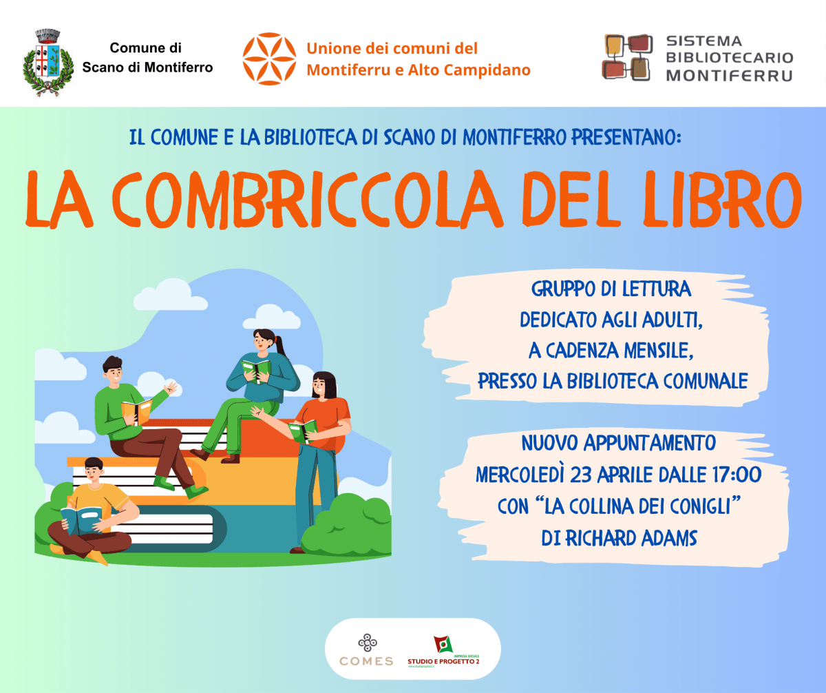 La combriccola del libro aprile 2025 Scano