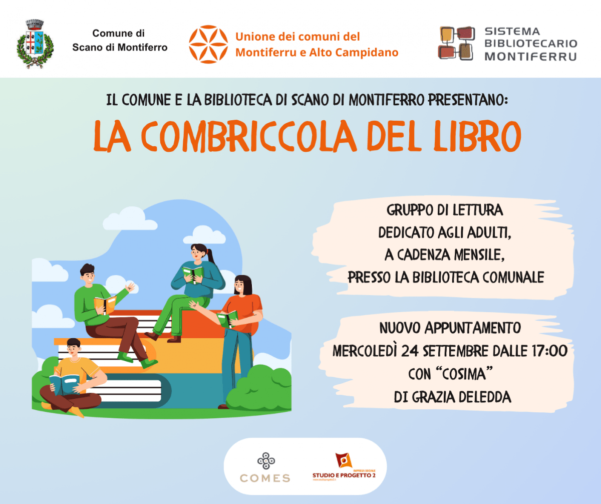 La combriccola del libro settembre 2025 Scano