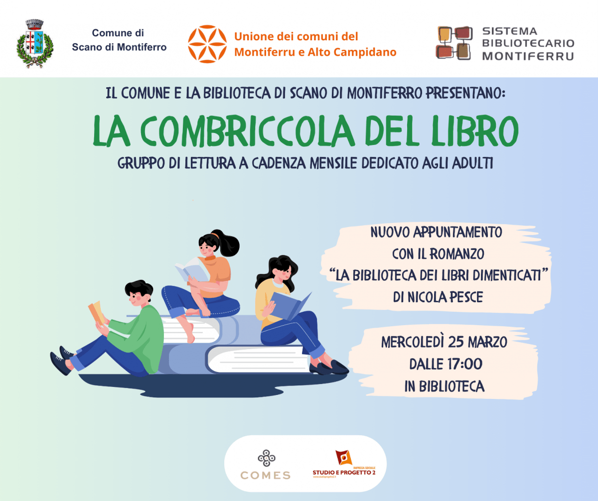 La combriccola del libro marzo 2026 Scano