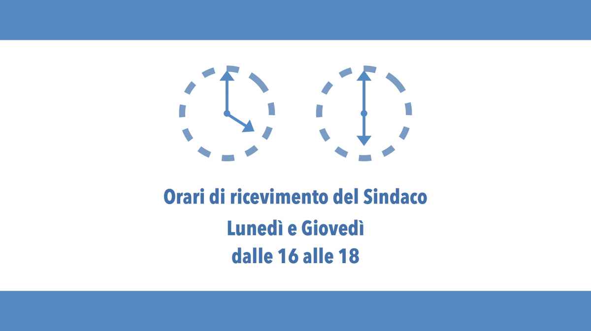 orari sindaco