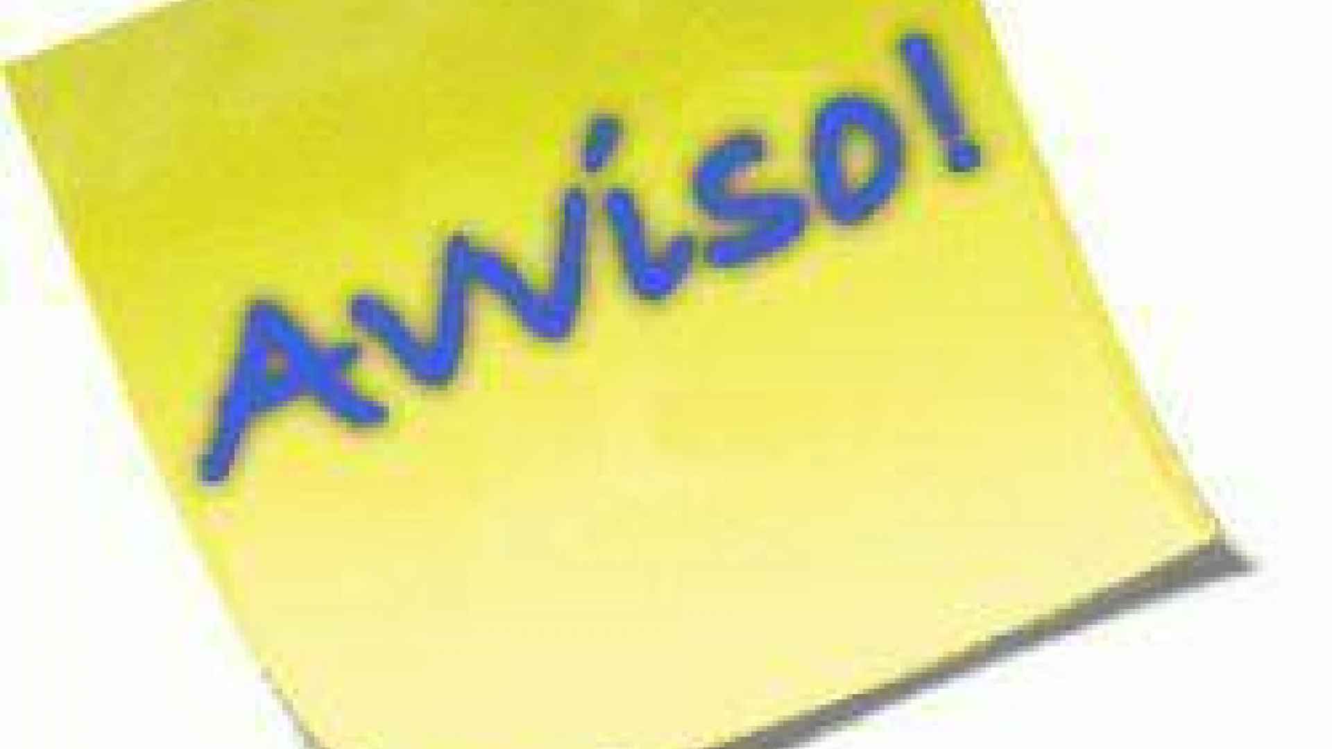 Avviso stabilizzazione