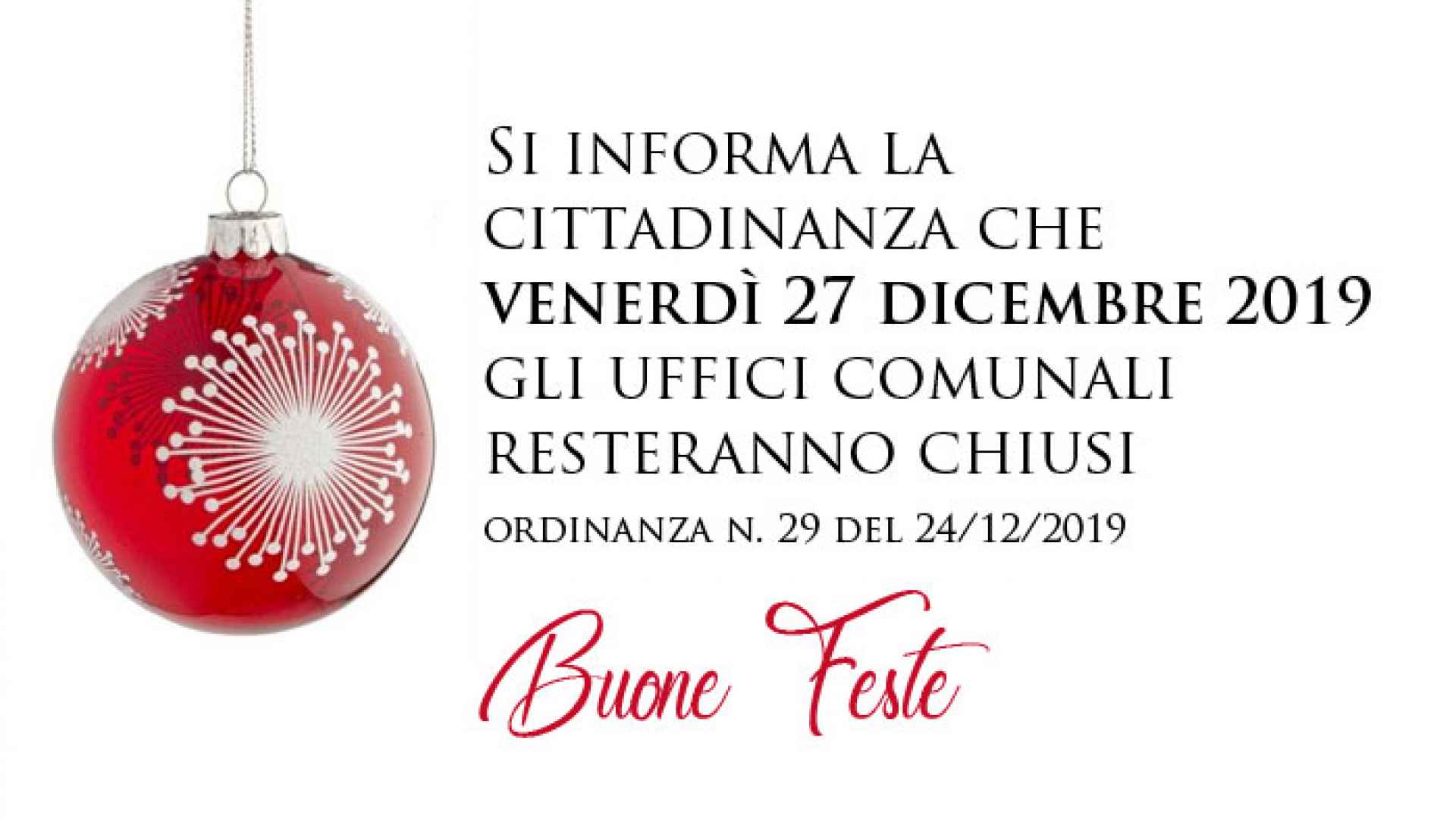 Buone feste