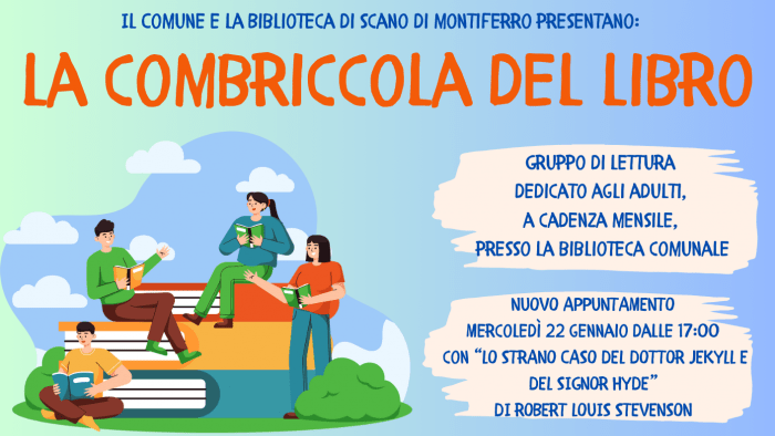 La combriccola del libro gennaio 2025 Scano