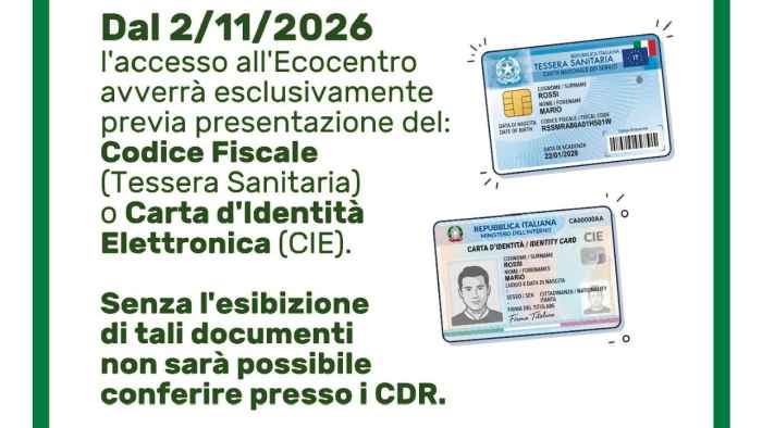 AVVISO accesso Ecocentro