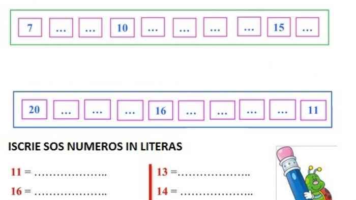 Sos n&ugrave;meros chi mancant